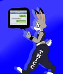  2016 anthro disney english_text female jaynatorburudragon judy_hopps lagomorph mammal rabbit smile solo text zootopia 