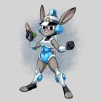  cosplay disney gun judy_hopps lagomorph mammal mighty_switch_force nintendo rabbit ranged_weapon video_games weapon zootopia 