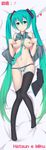  bad_id bad_pixiv_id bed_sheet between_breasts breasts character_name covering_nipples dakimakura fight. full_body green_eyes green_hair hatsune_miku long_hair looking_at_viewer lying medium_breasts navel necktie necktie_between_breasts on_back open_clothes open_shirt shirt smile solo thigh_gap thighhighs twintails very_long_hair vocaloid 