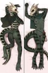  anus breasts dakimakura_design female lizard looking_at_viewer nude pussy reptile scalie solo totesfleisch8 