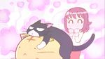  1girl 2boys animated animated_gif bestiality blush cat character_request multiple_boys source_request yaoi 