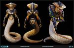  alien armor cgi claws cobra digital_media_(artwork) fangs female model_sheet naga official official_art open_mouth red_eyes reptile scalie simple_background snake solo text tongue tongue_out unconvincing_armor video_games viper_(x-com) weapon x-com 