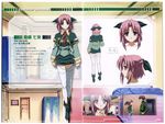  character_design morisaki_nao profile_page soul_link thigh-highs uniform 