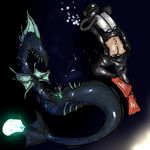  2016 anthro bubble eel fish human kahl_(artist) mammal marine monster monster_girl pussy tagme underwater water 