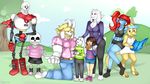  2016 absurd_res alphys animated_skeleton anthro asgore_dreemurr azriel_dreemurr bone boss_monster caprine female fish goat group hi_res human lizard malamol male mammal marine mature_female monster papyrus_(undertale) protagonist_(undertale) reptile sans_(undertale) scalie skeleton toriel undead undertale undyne video_games 