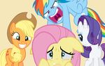  applejack_(mlp) dash equine fellatio fluttershy_(mlp) friendship friendship_is_magic horse magic mammal my_little_pony oral pony rainbow rarity_(mlp) sex 