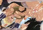  4boys abs anal anus ass bara black_hair blackmonkey_pro blonde_hair blush cum cum_in_ass cum_in_mouth cum_on_body drooling facial fairy_tail fellatio gajeel_redfox gangbang group_sex male_focus masturbation mazjojo multiple_boys muscle natsu_dragneel nipples oral outdoors pecs penis public rogue_cheney saliva sex sting_eucliffe sweat testicles torn_clothes uncensored undressing wince yaoi 
