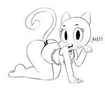  2016 anthro bent_over breasts butt cartoon_network cat cat_lingerie clothed clothing feline female fur hearlesssoul lingerie looking_at_viewer mammal mature_female mother nicole_watterson open_mouth panties parent presenting raised_tail smile solo the_amazing_world_of_gumball underwear whiskers 