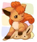  blush eevee feral fur nintendo plushie pok&eacute;mon syationthecop video_games vulpix 