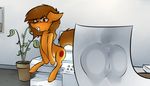  blush butt equine fan_character female horse looking_at_viewer mammal marsminer my_little_pony photo_copier pony pussy solo venus_spring 