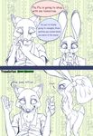  2016 anthro blush canine clothed clothing comic disney english_text female fox hornydragon judy_hopps lagomorph male mammal nick_wilde pokuytred rabbit text translated zootopia 