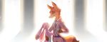  absurd_res bare_back canine clothed clothing dancing digital_media_(artwork) dipstick_tail disney duo eye_contact fox fur green_eyes hand_behind_back hand_holding hi_res judy_hopps lagomorph male mammal multicolored_tail nick_wilde pin59 rabbit smile tuxedo zootopia 