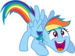  blue_fur cutie_mark equine excited feathered_wings feathers female feral friendship_is_magic fur hair happy horse mammal multicolored_hair my_little_pony open_mouth pegasus pony rainbow_dash_(mlp) rainbow_hair smile solo wings 