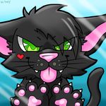  &lt;3 4_fingers :3 angry cat claws cute darkgrim2 digital_media_(artwork) dodesh emo feline girly glass goth hair long_hair looking_at_viewer male mammal no_clothes nude pads_(disambiguation) pawpads tag tagme tongue tongue_out whiskers young 