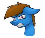  angry equine fan_character horse looking_at_viewer mammal marsminer my_little_pony pony sunnyside 