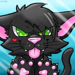  &lt;3 4_fingers :3 absurd_res ambiguous_gender angry cat claws cute darkgrim2 digital_media_(artwork) dodesh emo feline girly glass goth hair hi_res long_hair looking_at_viewer mammal no_clothes nude pads_(disambiguation) pawpads solo tag tagme tongue tongue_out whiskers young 