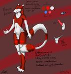  2016 animal_genitalia balls blue_eyes clothing exotic fluffy g-string german girly jeffthehusky long_tail male male/male mammal model_sheet nevin_erikson panties penis sergal sheath smile standing thong underwear 