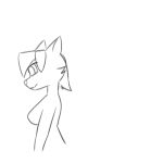  2019 animated anthro boopmysnoot breasts cockslap erection female hair male no_sound nude open_mouth penis surprise 