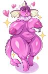  &lt;3 2019 anthro areola belly big_breasts black_nose blush breast_grab breast_squish breasts deep_navel disembodied_hand ear_frills eeveelution female frill front_view hand_on_breast head_frill huge_breasts lizardbat_(artist) neck_frill nintendo nipples nude open_mouth paws pink_eyes pok&eacute;mon pok&eacute;mon_(species) puffy_areola pussy shiny shiny_pok&eacute;mon slightly_chubby smile solo_focus standing thick_thighs vaporeon video_games wide_hips 