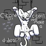  bdsm bondage bound breasts bulge cat chain cum cum_everywhere cum_in_ear cum_inside cum_on_breasts cum_on_face cum_while_penetrated feline female forced mammal messy missing_tooth peeing penetration penis piebunny rape sex small_breasts suspension tally_marks urine young 