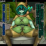  adventure_time antlers domino_mask dr._omonemushi dr_bug dryad green_eyes green_skin horns huntress_wizard leaf mask plant_girl 