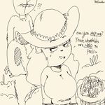  ! ? anon anthro basket big_breasts blush breasts bulge dialogue english_text female hat human male mammal mature_female open_mouth rodent rubbing smile squirrel suggestive tacdoodles text 
