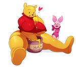  &lt;3 2016 anthro bear big_breasts breasts clothing crossgender disney duo female honey huge_breasts licking licking_lips mammal open_mouth pig piglet pooh_bear porcine slightly_chubby sssonic2 tongue tongue_out under_boob wide_hips winnie_the_pooh_(franchise) 
