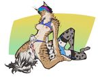  anthro big_breasts blush breasts canine clothed clothing dalmatian dog duo faydra_(neoshark) female female/female fur hair kara_resch lying mammal nipples nude open_mouth pussy sex simple_background spearfrost tongue tongue_out vaginal white_hair 