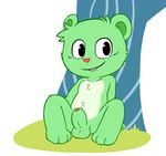  balls bear erection flippy happy_tree_friends male mammal oob penis solo uncut 