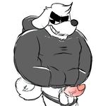  anthro balls canine dog dogamy erection male mammal penis solo torquewintress undertale video_games 