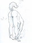  butt male nude sketch solo yoga 