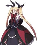  artist_request blazblue blonde_hair bow gothic lolita_fashion long_hair official_art rachel_alucard red_bow red_eyes solo twintails very_long_hair 