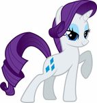  blue_eyes cutie_mark equine female feral friendship_is_magic fur hair horn horse long_hair looking_at_viewer mammal my_little_pony pony purple_hair rarity_(mlp) simple_background smile solo unicorn 