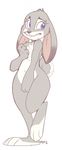  2016 anthro disney female judy_hopps kayla-na lagomorph mammal nude rabbit solo zootopia 