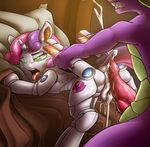  2016 anthro bed butt cum cum_leaking cutie_mark dock dragon duo equine erection eto_ya female feral friendship_is_magic half-closed_eyes hi_res horn machine male male/female mammal my_little_pony open_mouth penis pillow pussy robot saliva scalie spike_(mlp) sweetie_belle_(mlp) sweetie_bot teeth tongue tongue_out unicorn 