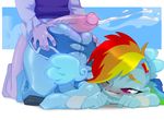  2016 anthro anthrofied bigdad cum cumshot duo equine erection female friendship_is_magic hot_dogging humanoid_penis male male/female mammal my_little_pony orgasm pegasus penis rainbow_dash_(mlp) sex wings 