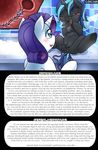  2016 anus changeling cub duo english_text equine fan_character female female/female feral friendship_is_magic hi_res horn mammal my_little_pony penetration pussy rarity_(mlp) sex_toy text unicorn vaginal vaginal_penetration vavacung vibrator young 