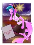  &lt;3 2016 anthro blue_hair breasts cleavage clothed clothing comic english_text female fish hair hi_res marine missblue nails pants pink_eyes pink_hair pink_skin shark shirt short_hair sitting smile snow solo star text 