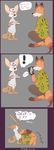  ! &lt;3 absurd_res black_nose blackmail border clothed clothing comic crossdressing digital_media_(artwork) disney english_text female finnick grey_background hi_res humor male mammal nick_wilde nurse phone radicalweegee simple_background speech_bubble standing text zootopia 