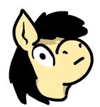  black_hair equine fan_character hair horse low_res male mammal my_little_pony pony simple_background white_background 