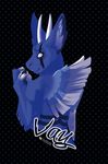  2016 angel_dragon anthro cute dragon flaky-flake fluffy fluffy_wings fur hi_res horn looking_at_viewer male simple_background smile vay wings 