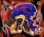  male male/male penis sex shadow_the_hedgehog shadowsheart sonic_(series) sonic_the_hedgehog sweat 