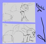  animated bent_over big_butt butt carbondieoxside clothing cum cum_string cute disembodied_penis disney erection female form_behind judy_hopps lagomorph long_ears looking_at_viewer looking_back male mammal penetration penis pussy sex simple_background sketch smile uniform vaginal vaginal_penetration zootopia 