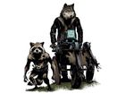  anthro canine cybernetics cyberpunk cyborg dark forest fur genlab_alpha machine mammal mechanic mutant_year_zero raccoon robot rpg_(disambiguation) tree wolf 