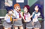  love_live!_sunshine!! matsuura_kanan sakurauchi_riko seifuku takami_chika tsushima_yoshiko 