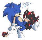  duo male male/male oral penis senshion shadow_the_hedgehog sonic_(series) sonic_the_hedgehog 