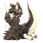  artist_request black_hair eyes_closed furry horn inumimi-syndrome short_hair tears yawning 