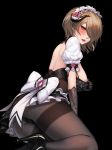  areola heels honkai_impact horns maid pantyhose tagme undressing 