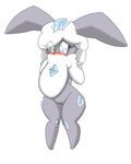  bit-small blush carbink covering cute female fluffy nintendo nude pok&eacute;mon pussy shy video_games wide_hips 