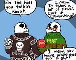  animated_skeleton bone clothed clothing coffee_mug dialogue english_text loverofpiggies not_furry sans_(underfell) science_sans skeleton text undead underfell undertale video_games 